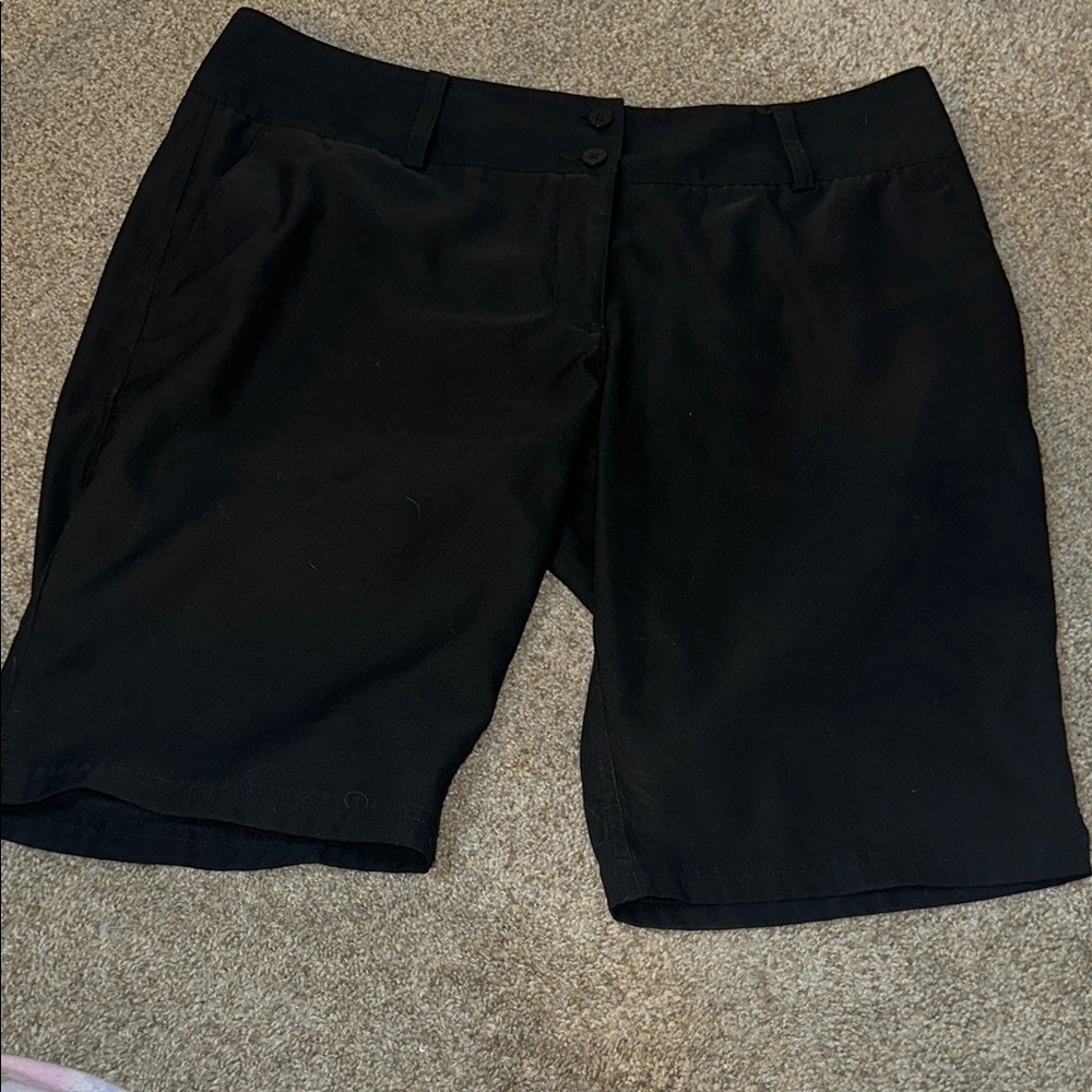 Adidas Black Bermuda Athletic Shorts